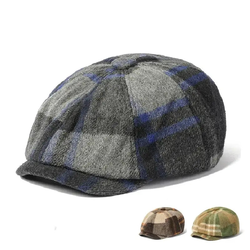 newsie-bakerboy-paperboy-cabbie-hat-ghelter-tartan