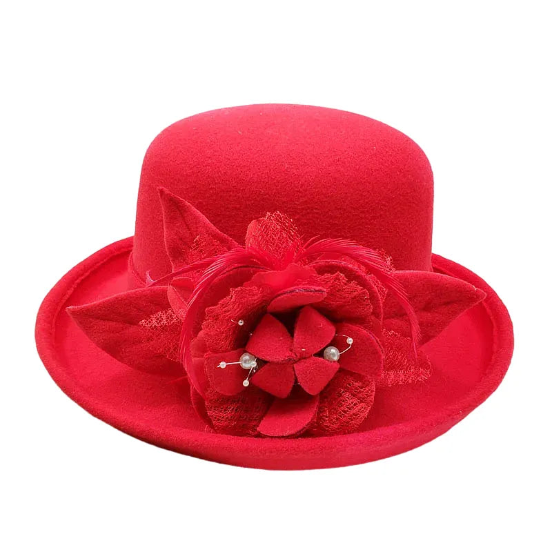 wedding-derby-hat-ladies-women-woolen