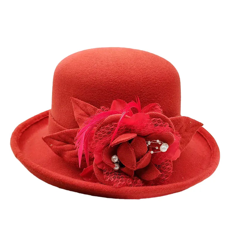 wedding-derby-hat-ladies-women-woolen