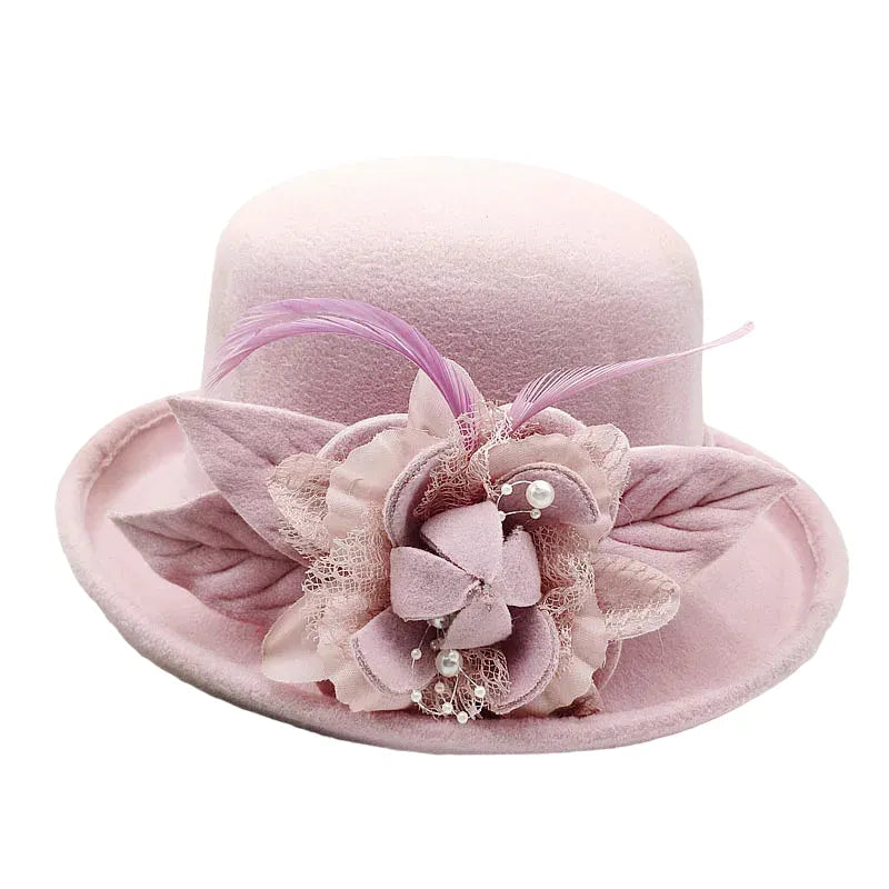 wedding-derby-hat-ladies-women-woolen