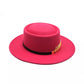 Gold Feather Cotton Porkpie Hat