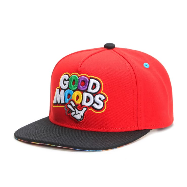 Good Moods Red Snapback Cap