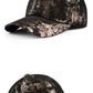 Abstract Print Genuine Leather Baseball Cap