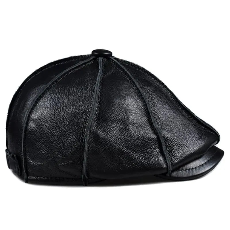 newsie-bakerboy-paperboy-cabbie-hat-pure-authentic-leather