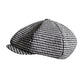 Harris Houndstooth Wool Newsboy Cap