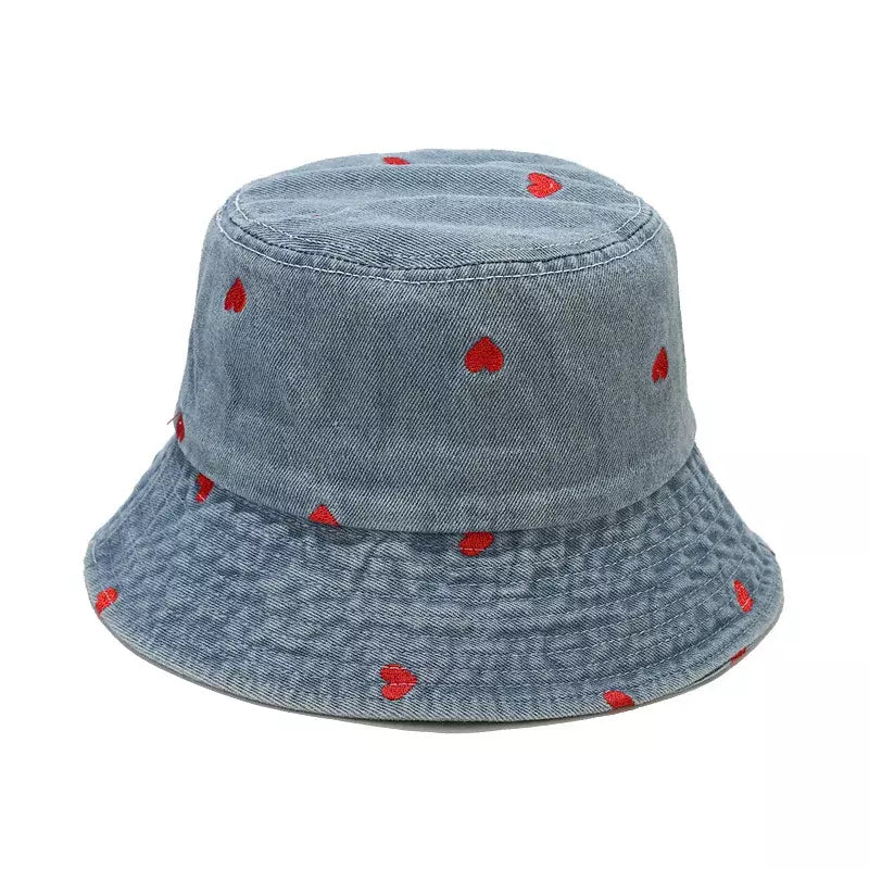 fisherman-hat-retro-vintage-classic-denim-red