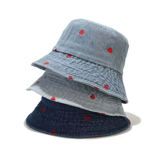 fisherman-hat-retro-vintage-classic-denim-red