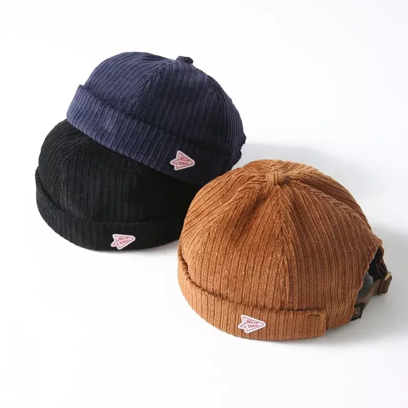 brimless-hat-winter-retro-cotton