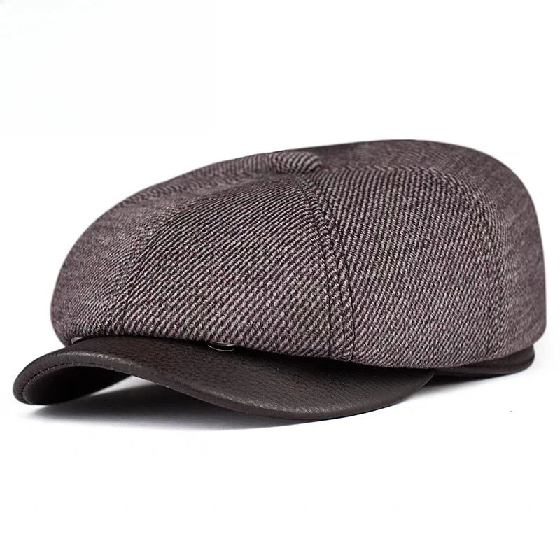 men-women-vintage-retro-newsie-bakerboy-paperboy-cabbie-hat-sheepskin