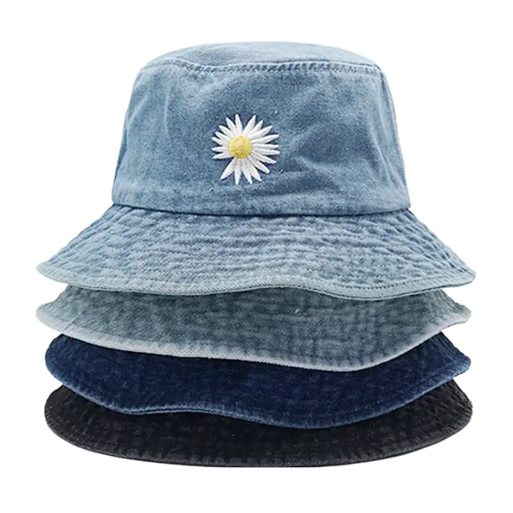 INS Daisy Denim Bucket Hat