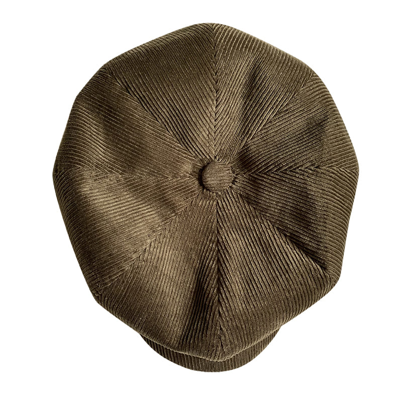 Irvine Corduroy Newsboy Cap