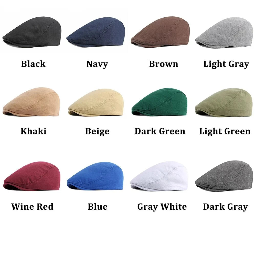 Ivy Classic Plain Flat Cap