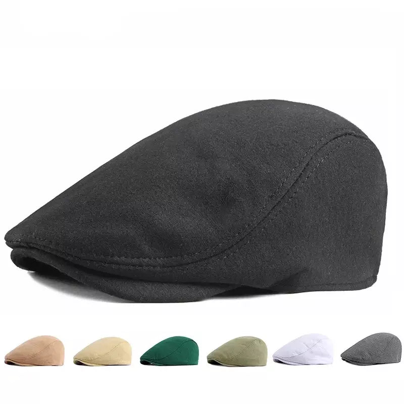 Ivy Classic Plain Flat Cap