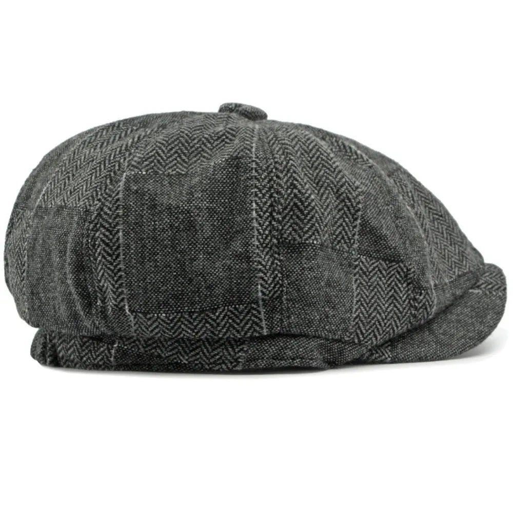 newsie-bakerboy-paperboy-cabbie-hat-vintage