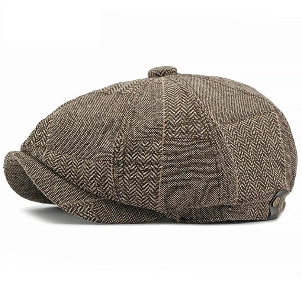 newsie-bakerboy-paperboy-cabbie-hat-vintage