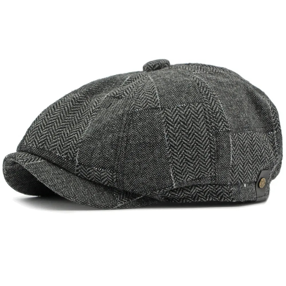 newsie-bakerboy-paperboy-cabbie-hat-vintage