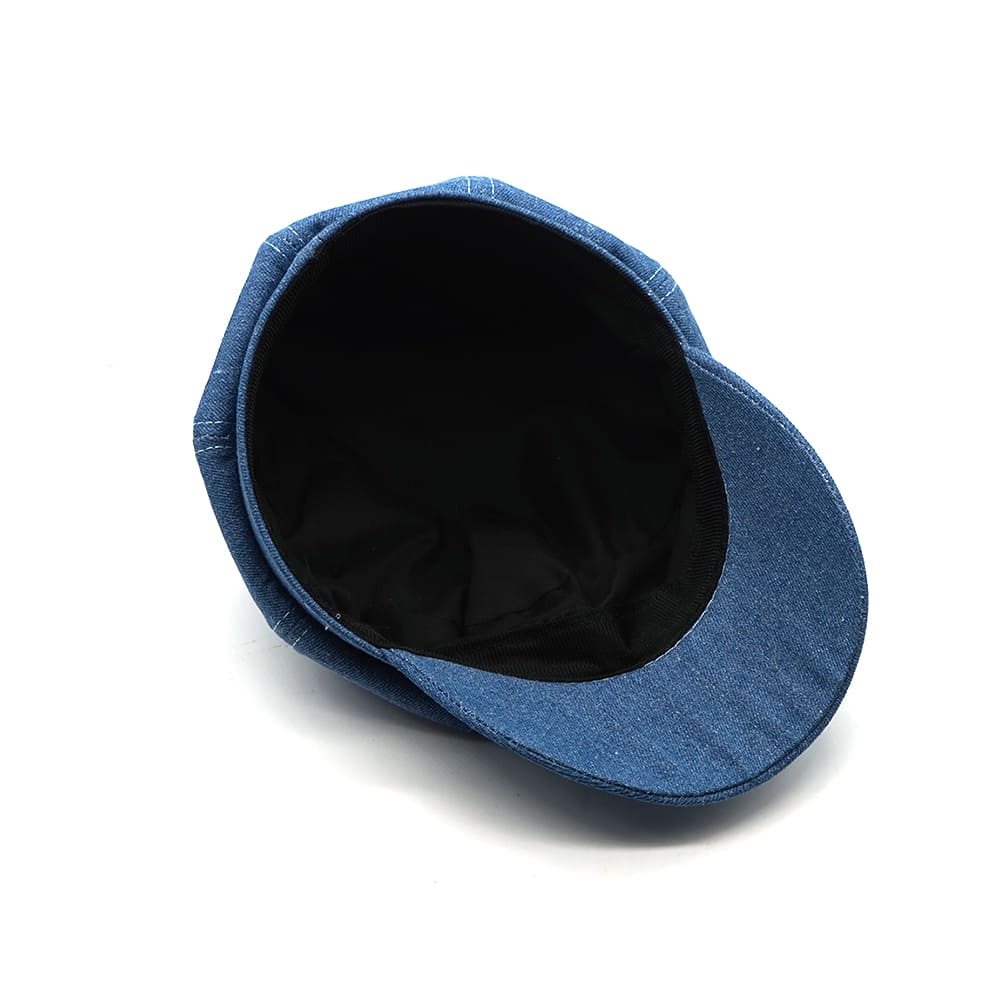 J&J Blue Denim Newsboy Cap