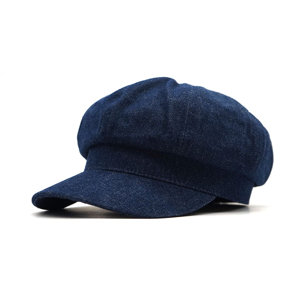 J&J Blue Denim Newsboy Cap