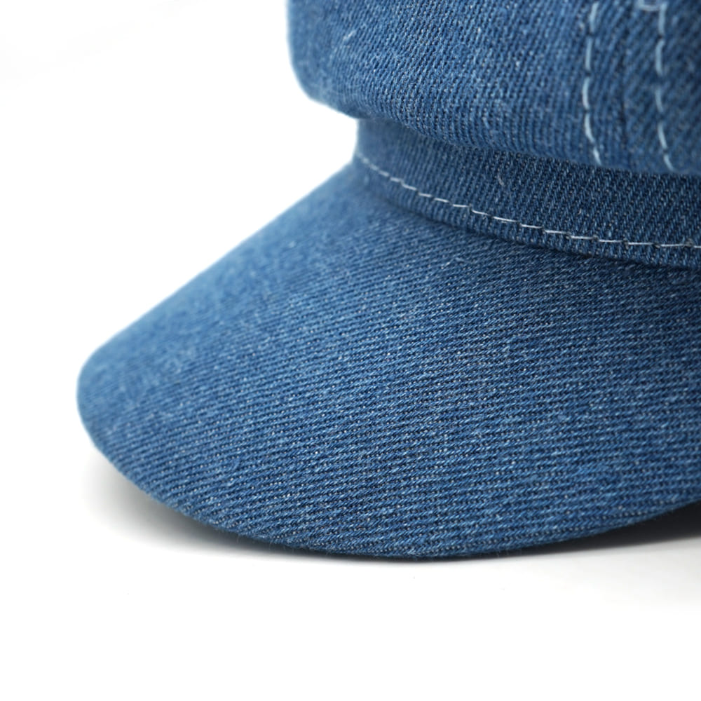 J&J Blue Denim Newsboy Cap