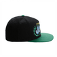 Jamaica Black & Green Snapback Cap