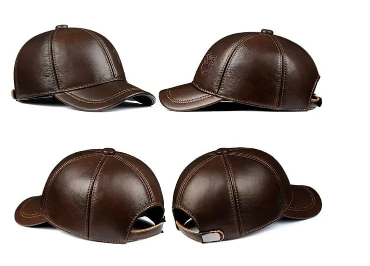 hat-pure-authentic-cowhide-leather-winter