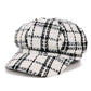 Kirby Plaid Cotton Newsboy Cap