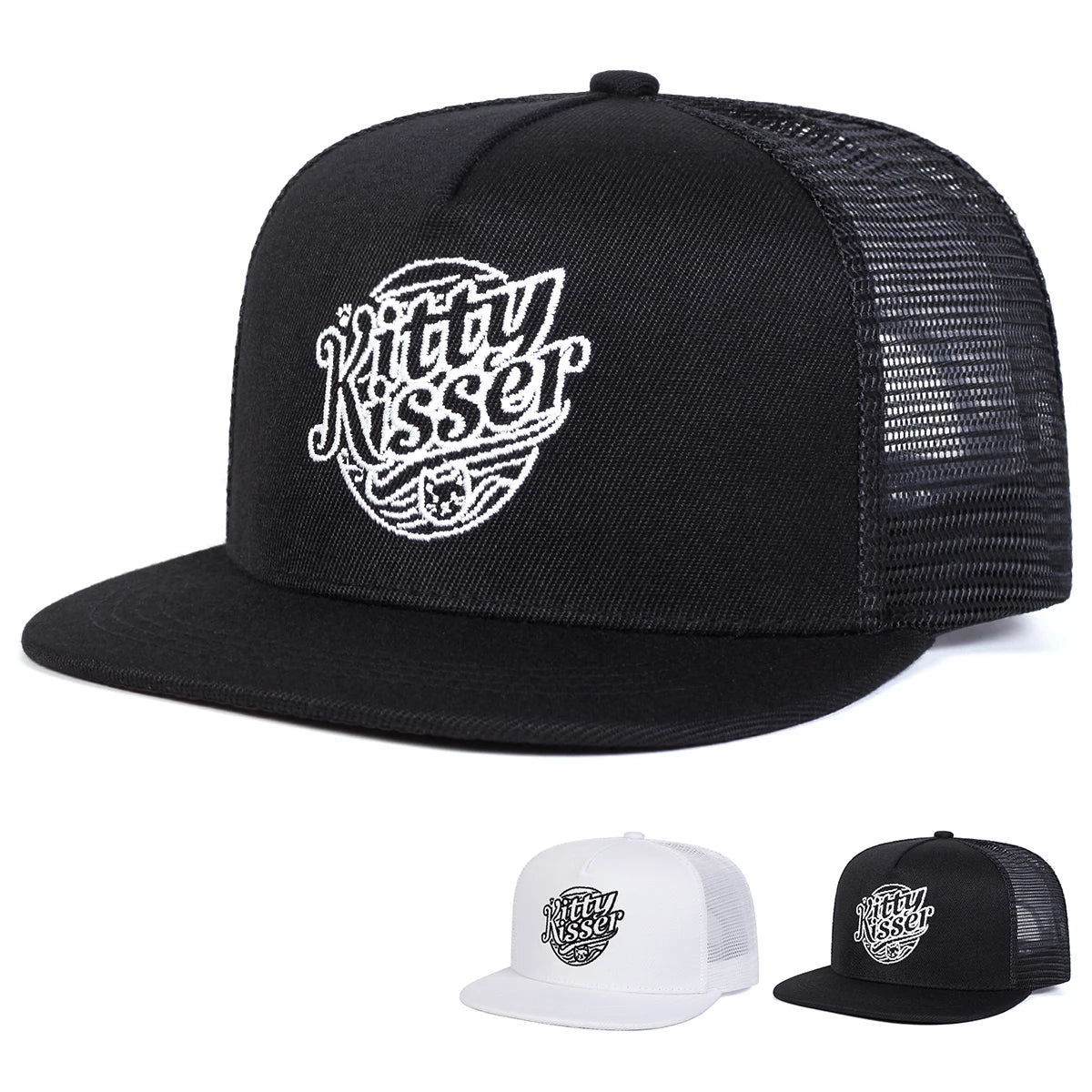 men-women-embroidered-mesh-flat-baseball-hat