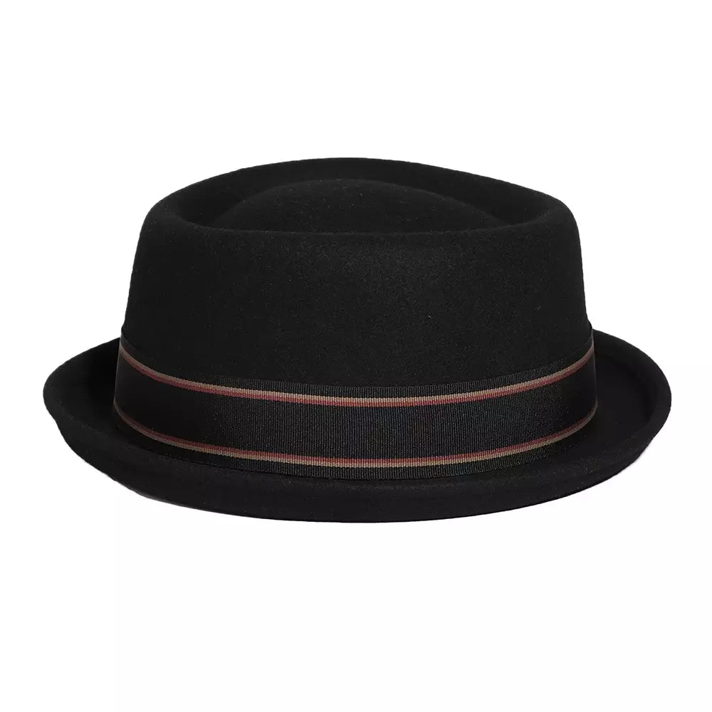 Le Mans Black Porkpie Hat