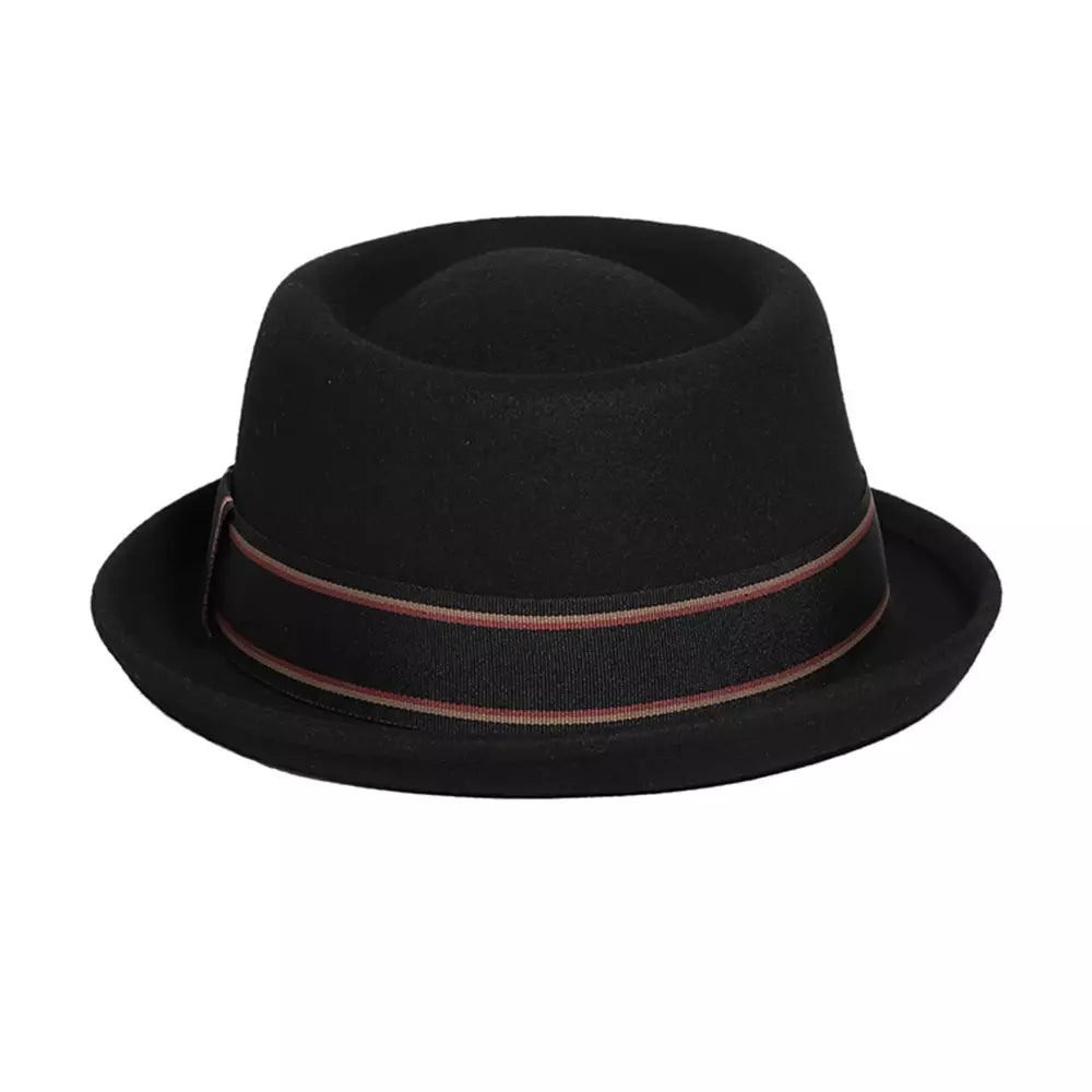 Le Mans Black Porkpie Hat