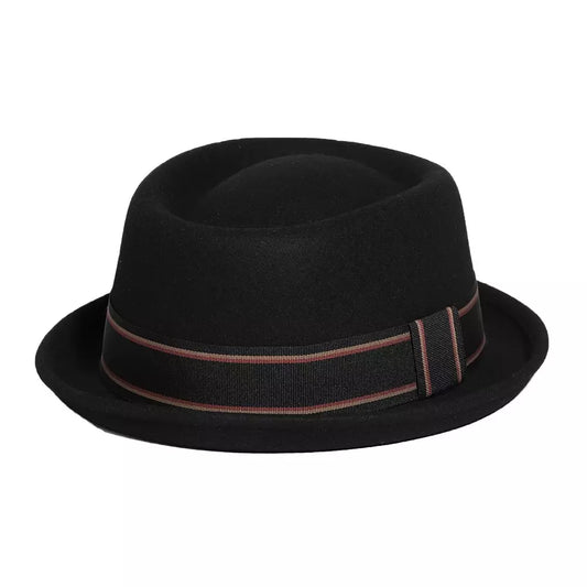 Le Mans Black Porkpie Hat