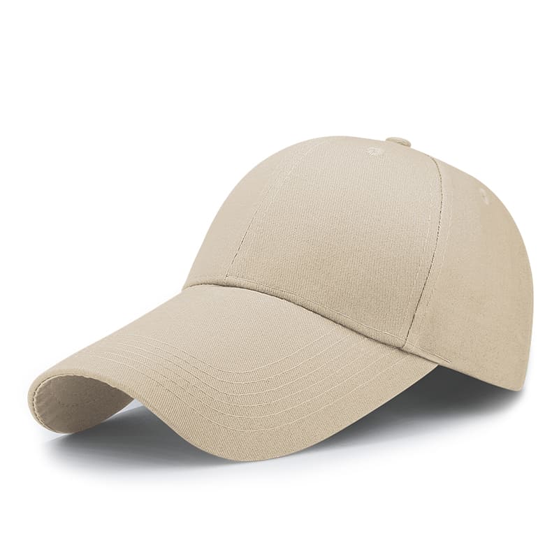 Long Visor Plain Baseball Cap