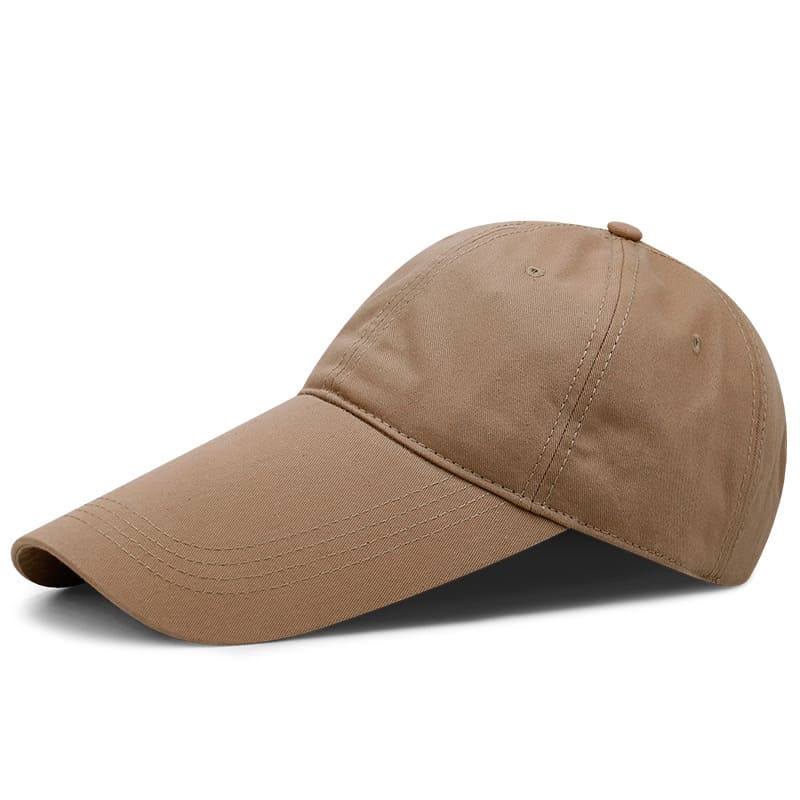 Long Visor Plain Baseball Cap