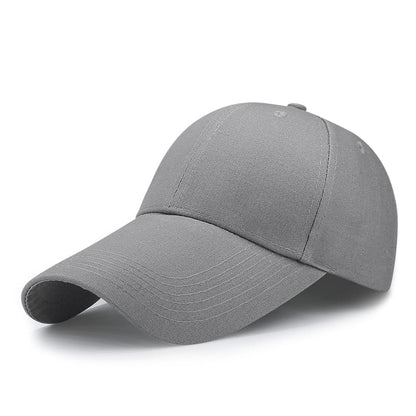 Long Visor Plain Baseball Cap