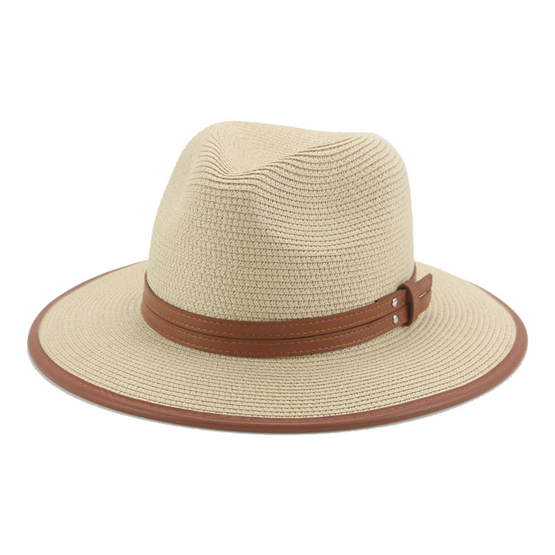 Lorient Summer Straw Fedora Hat