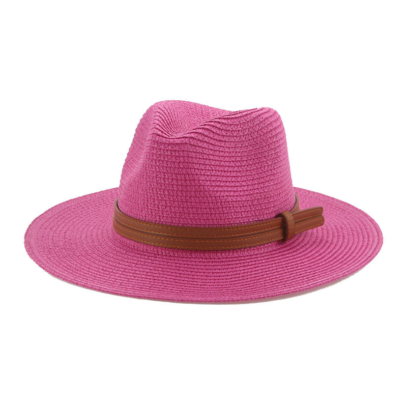 Lorient Summer Straw Fedora Hat