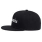 men-women-script-embroidered-flat-brim-adjustable-baseball-hat