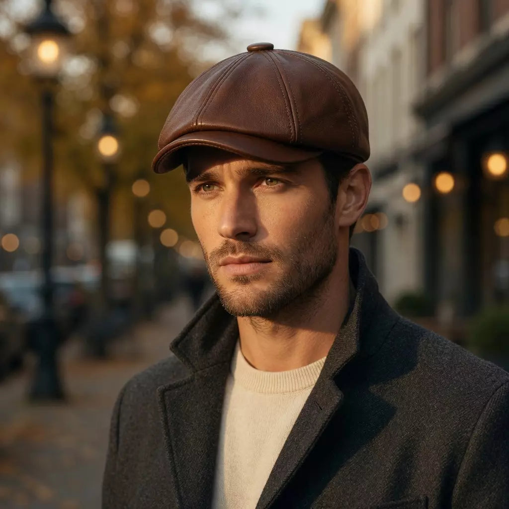 men-women-vintage-newsie-eight-panels-bakerboy-hat-Ghelter-cowhide