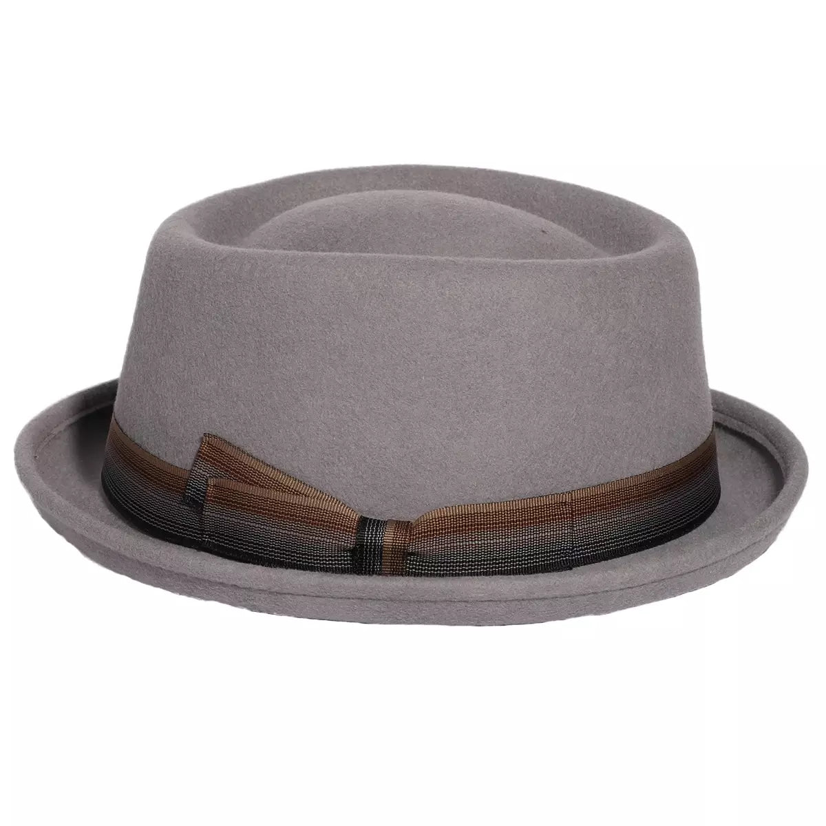 Lucca Gray Wool Fedora Hat