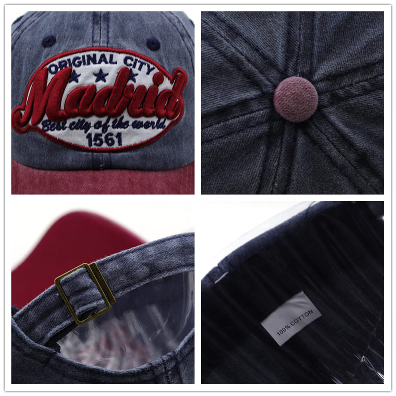 Madrid Washed Cotton Baseball Cap