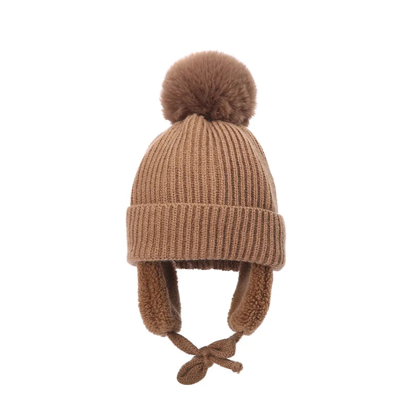 children-vintage-retro-plush-warm-hat