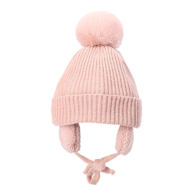 children-vintage-retro-plush-warm-hat