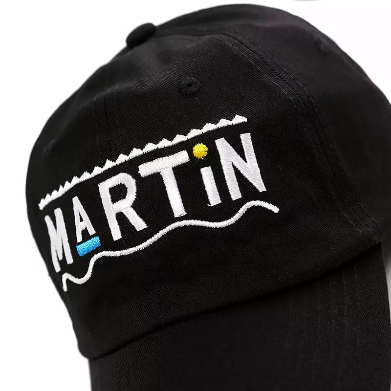 Martin Black Cotton Baseball Cap