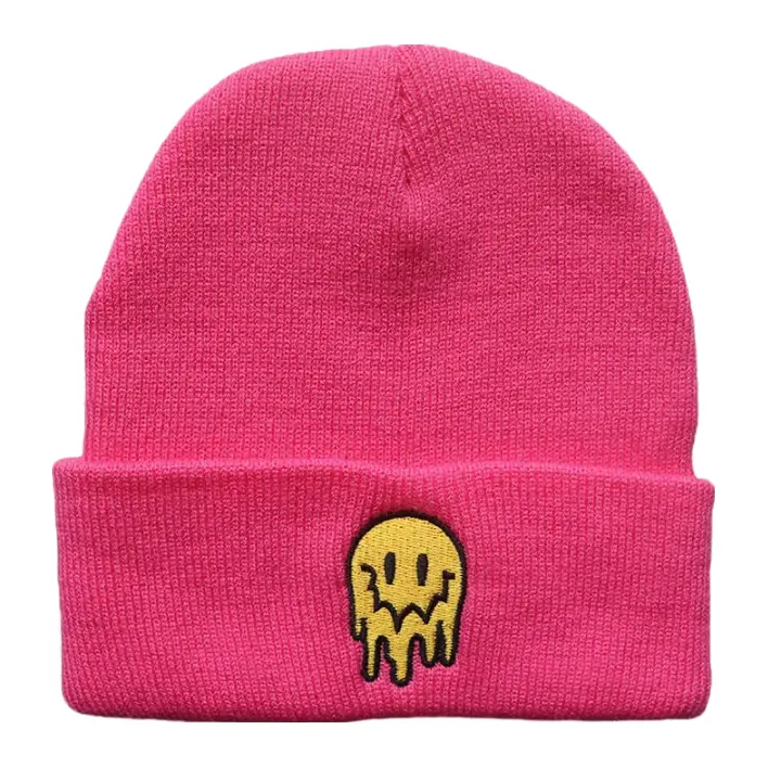 Melting Smiley Winter Beanie