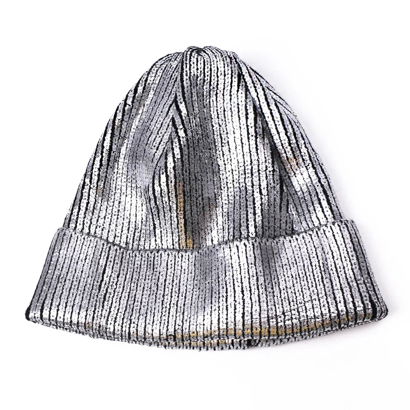 men-women-shiny-folded-ribbed-knit-headwear