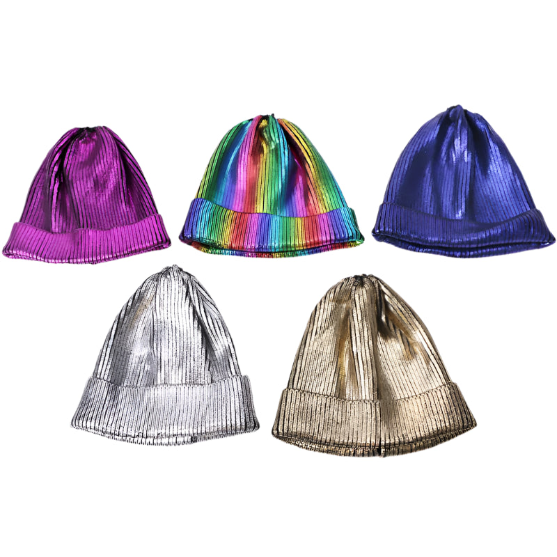men-women-shiny-folded-ribbed-knit-headwear
