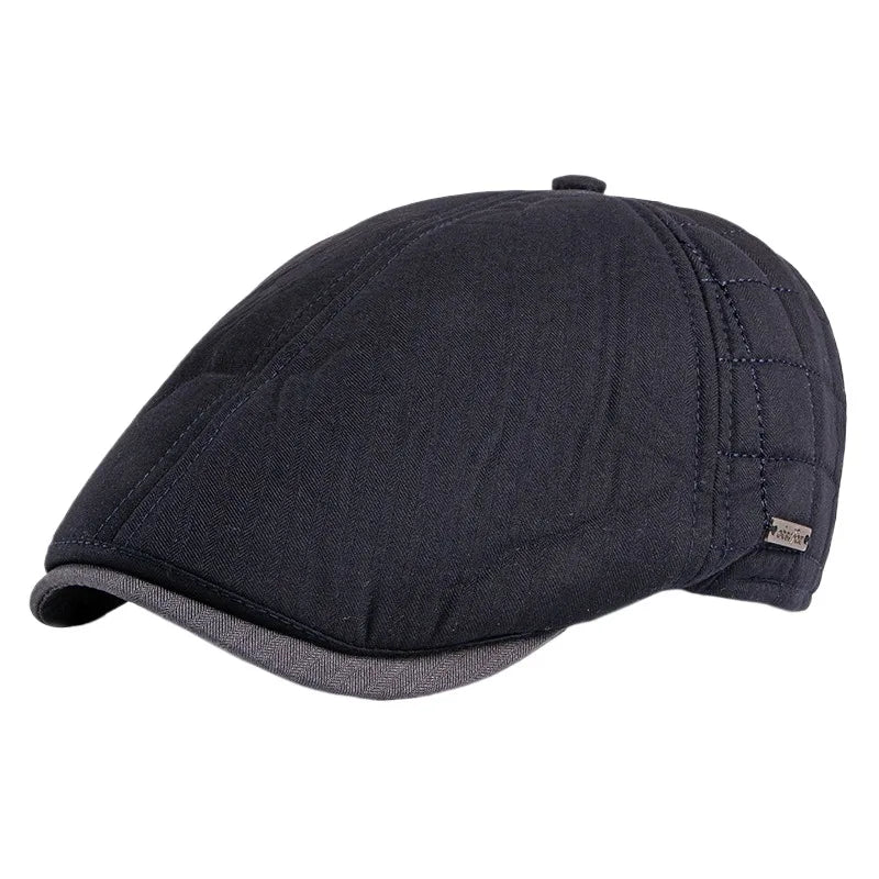 men-quilted-insulated-vintage-flat-hat