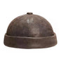 Minsk Vintage Genuine Leather Docker Cap