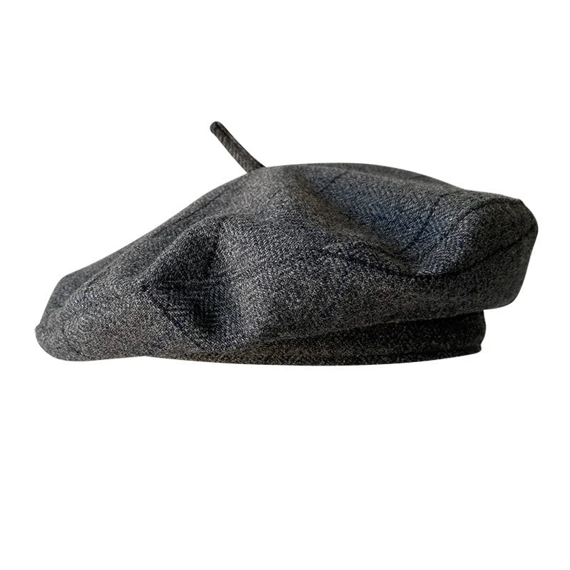 men-women-vintage-retro-parisian-plaid-hat