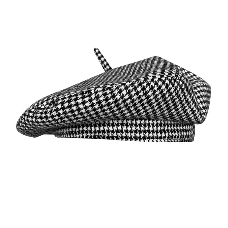 men-women-vintage-retro-parisian-plaid-hat