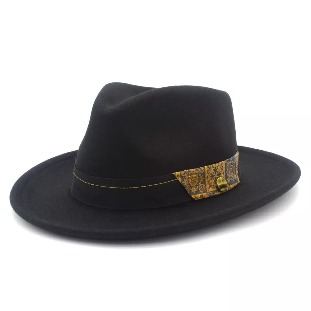 Utrecht Mosaic Belt Fedora Hat